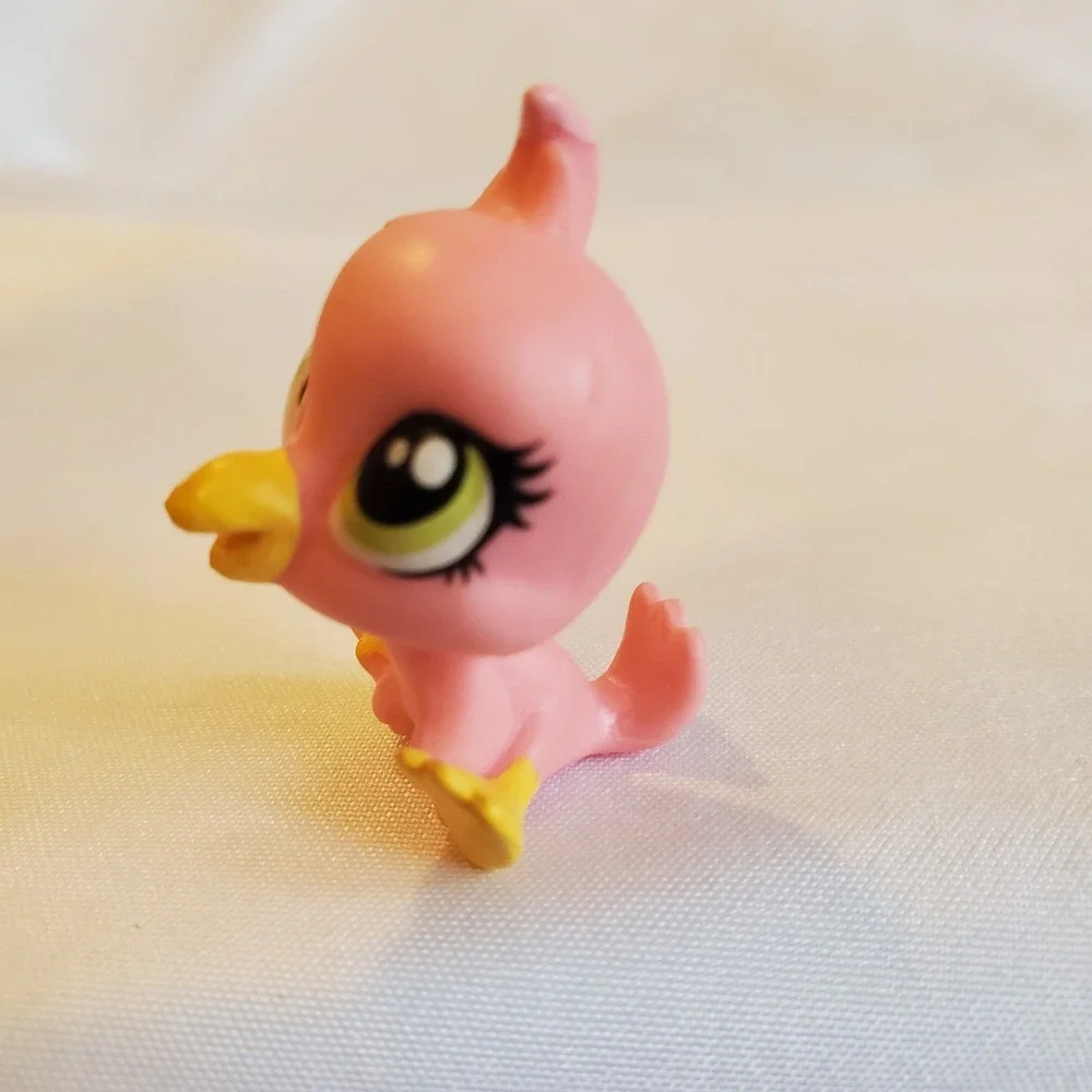Littlest Pet‎ Shop LPS #3813 Siesta Perez Bird Pink Pet PAWSABILITIES